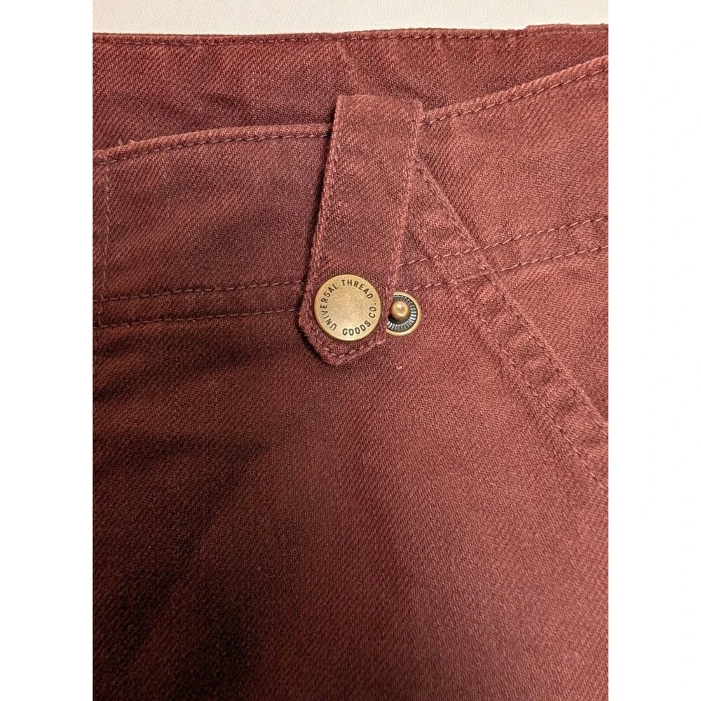 Women's Universal Thread Mid Rise Straight Leg Cargo Pants Brown Size 10
